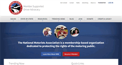 Desktop Screenshot of motorists.org